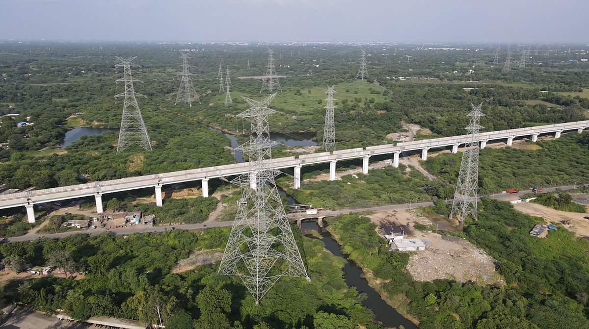 Construction of EHV transmission lines